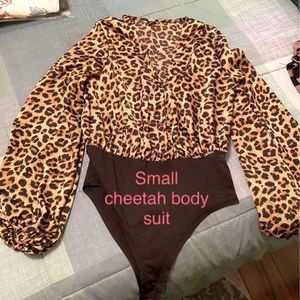 Cheetah body suit